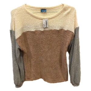 🌿Nelly sweater, size Small NWT, cream, beige and grey🌿